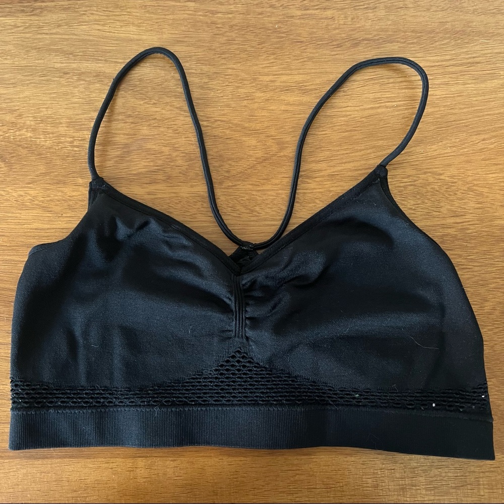 Black Sports Bra